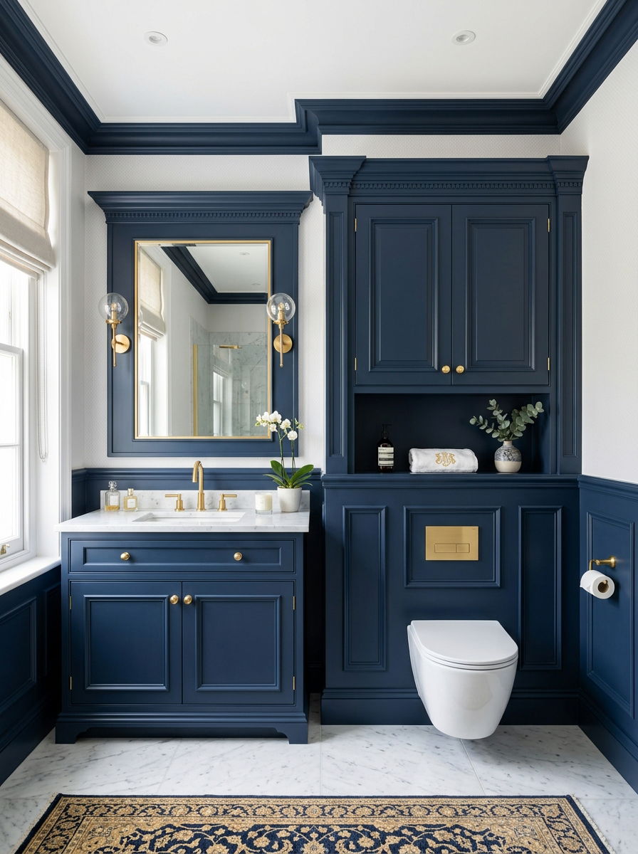 Built In Custom Cabinetry - 30 over toilet cabinet ideas