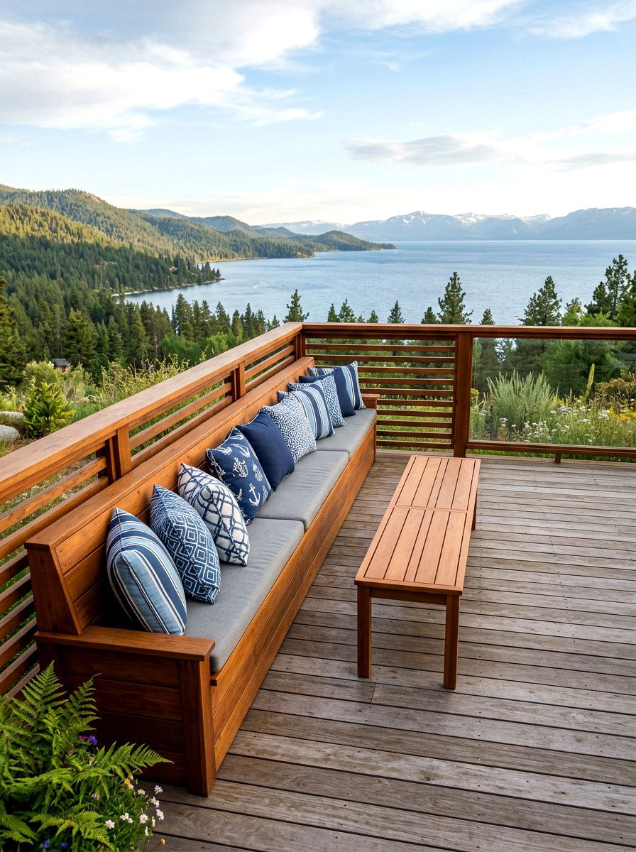Built In Deck Seating - 30 deck furniture ideas