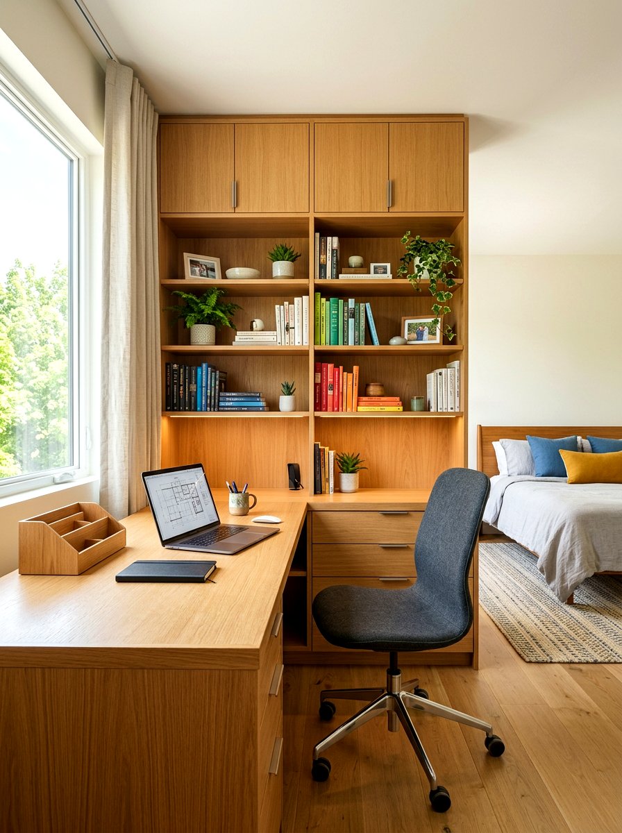Built In Desk - 30 tween boy bedroom ideas
