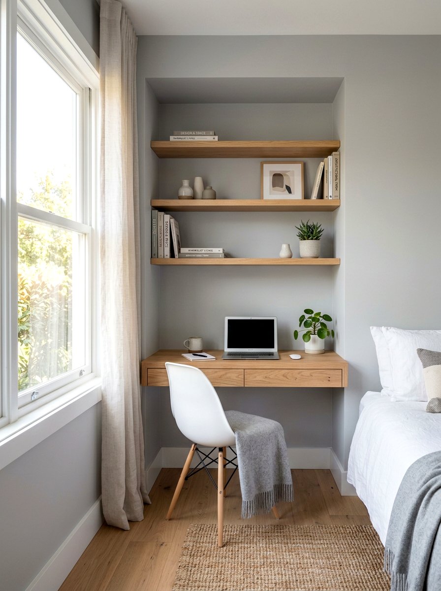 Built In Desk Alcove - 30 bedroom alcove ideas
