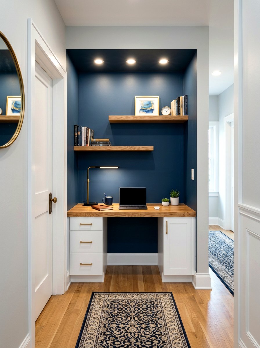 Built In Desk Nook - 30 homework station ideas