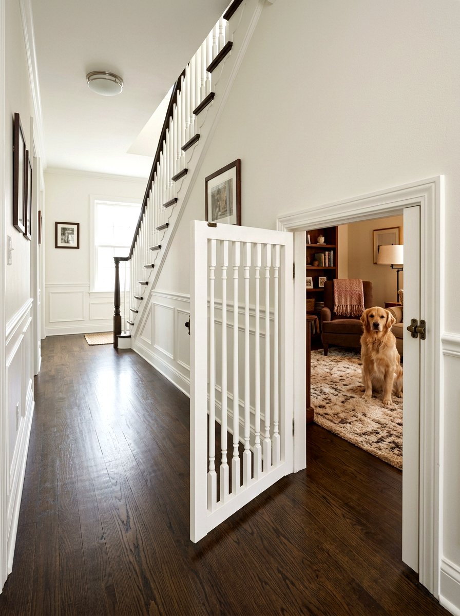 Built In Dog Gated Area For Hallway - 30 dog lounge room ideas