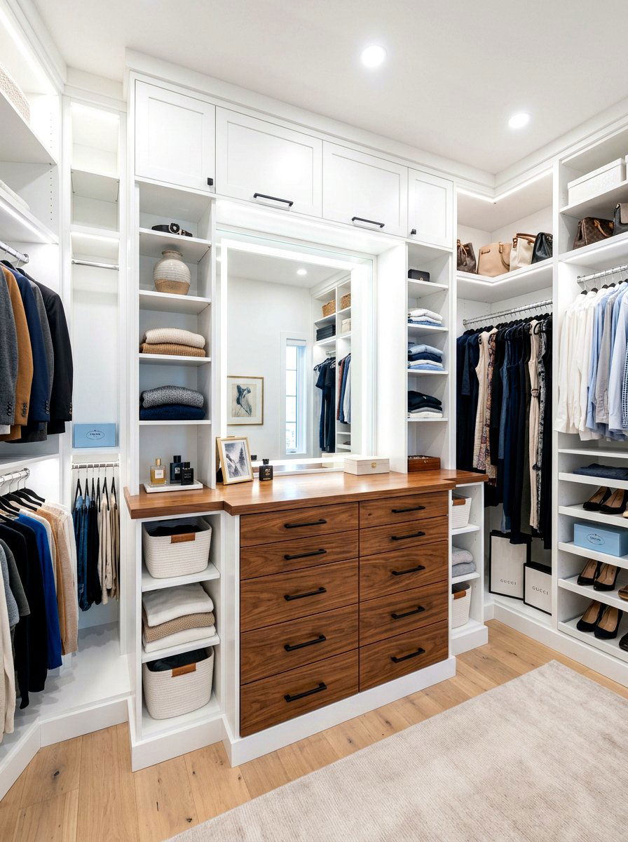 Built In Dresser Unit - 30 closet organization ideas
