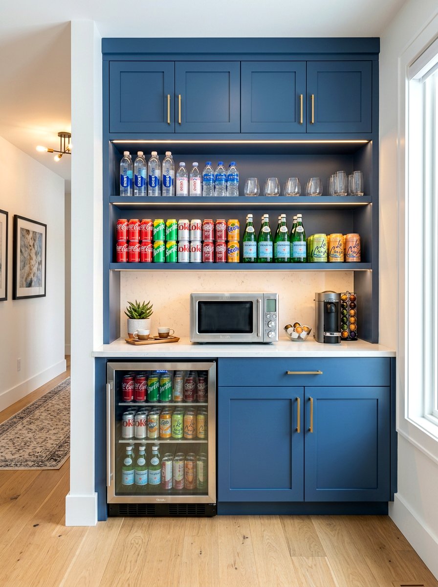 Built In Drink Station - 30 beverage station ideas