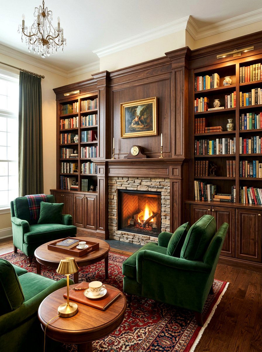 Built In Fireplace Bookshelf - 30 fireplace reading nook ideas