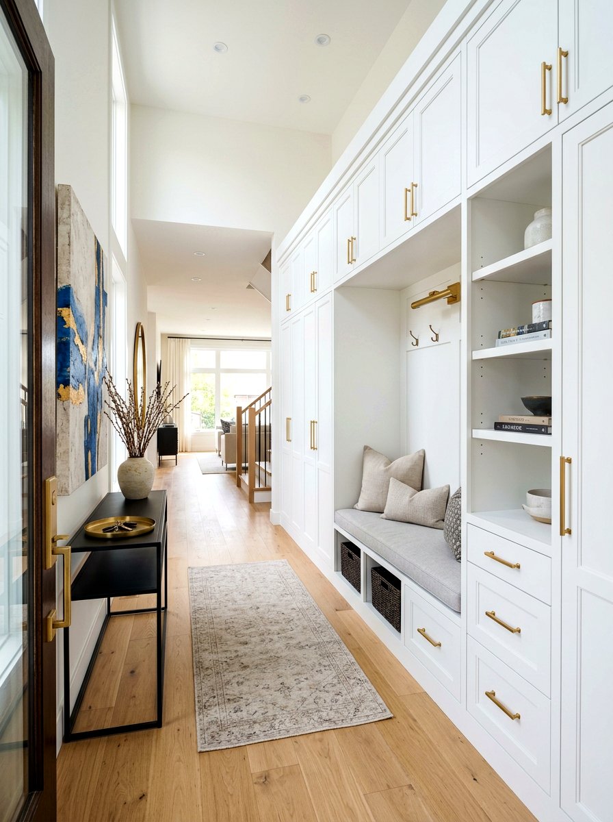 Built In Foyer Cabinet - 30 foyer ideas