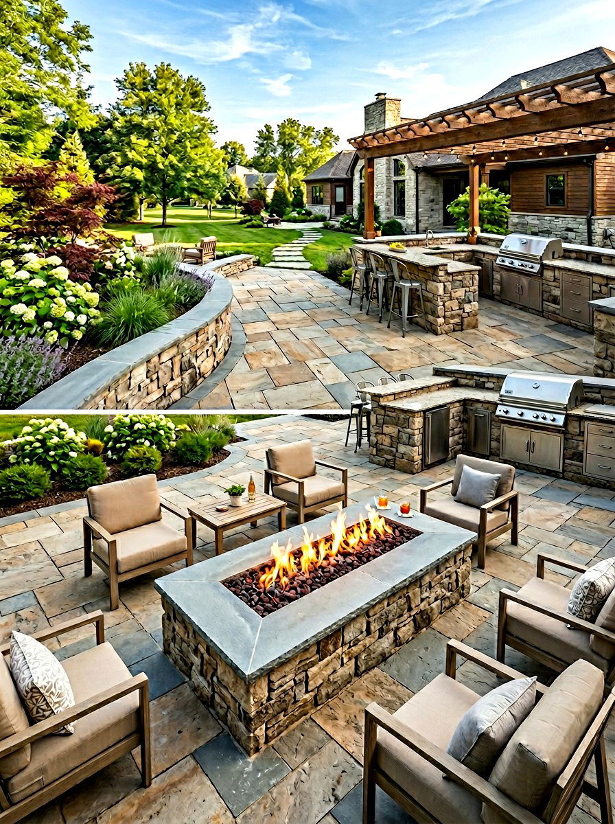 Built In Gas Fire Pit - 30 gas fire pit ideas