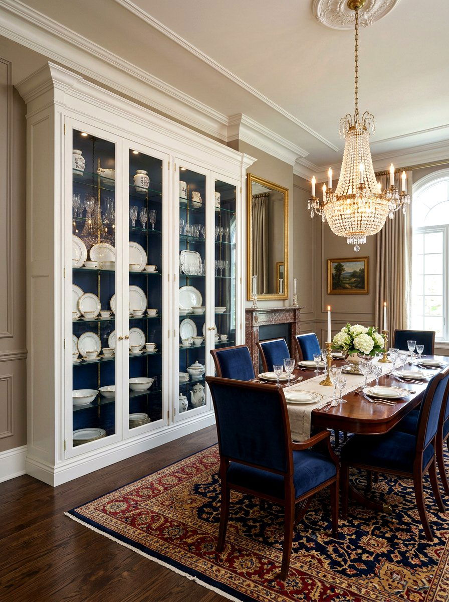 Built In Glass Cabinet Dining Room - 30 display cabinet ideas