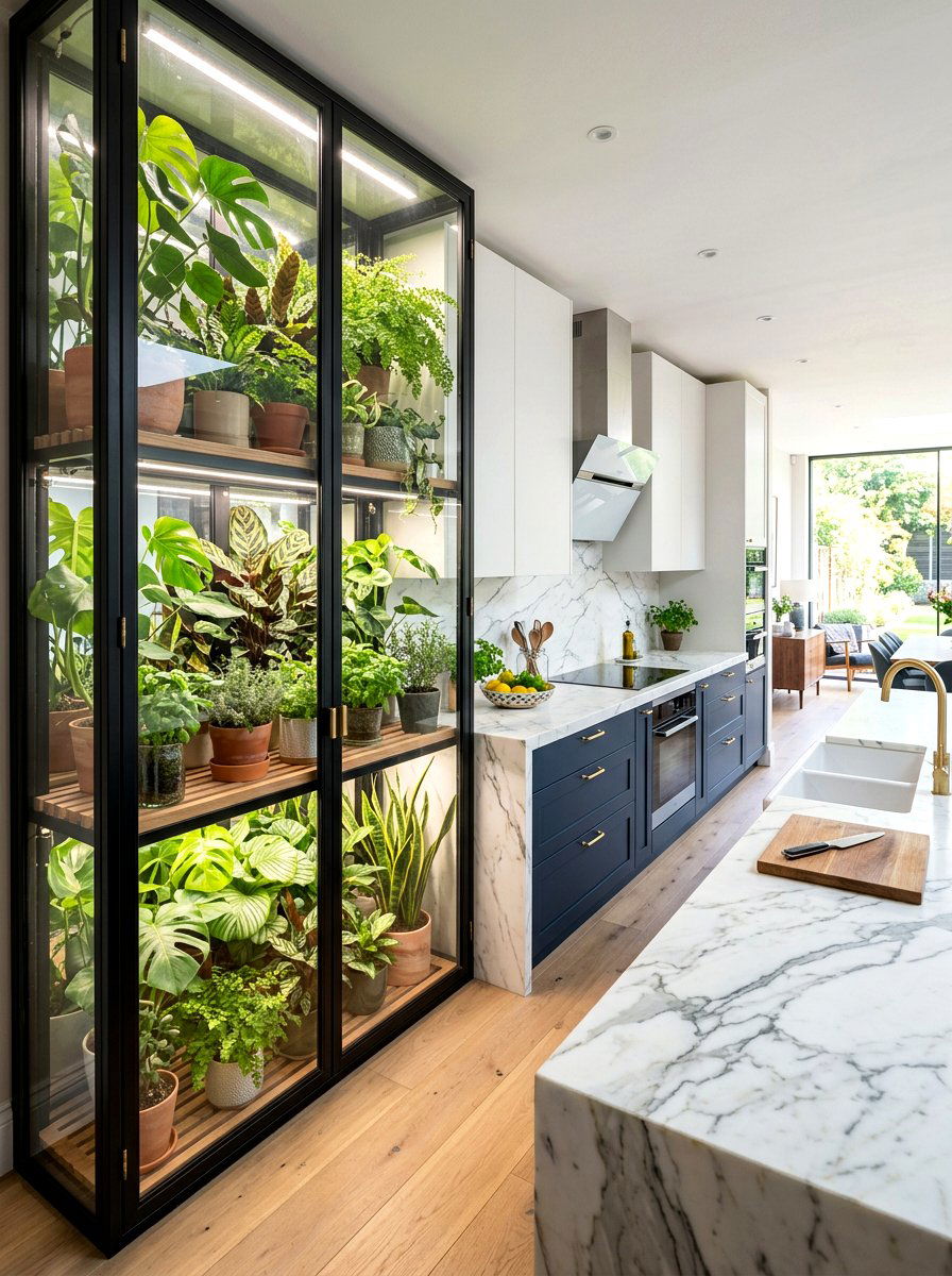 Built In Greenhouse Cabinet - 30 indoor greenhouse cabinet ideas