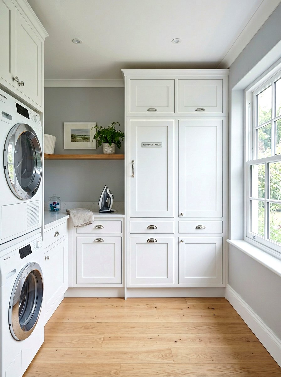 Built In Ironing Cabinet - 30 ironing station ideas