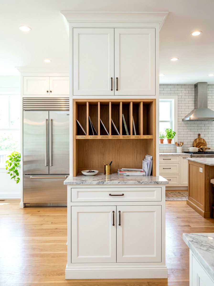 Built In Kitchen Cabinet - 30 mail sorting cabinet ideas