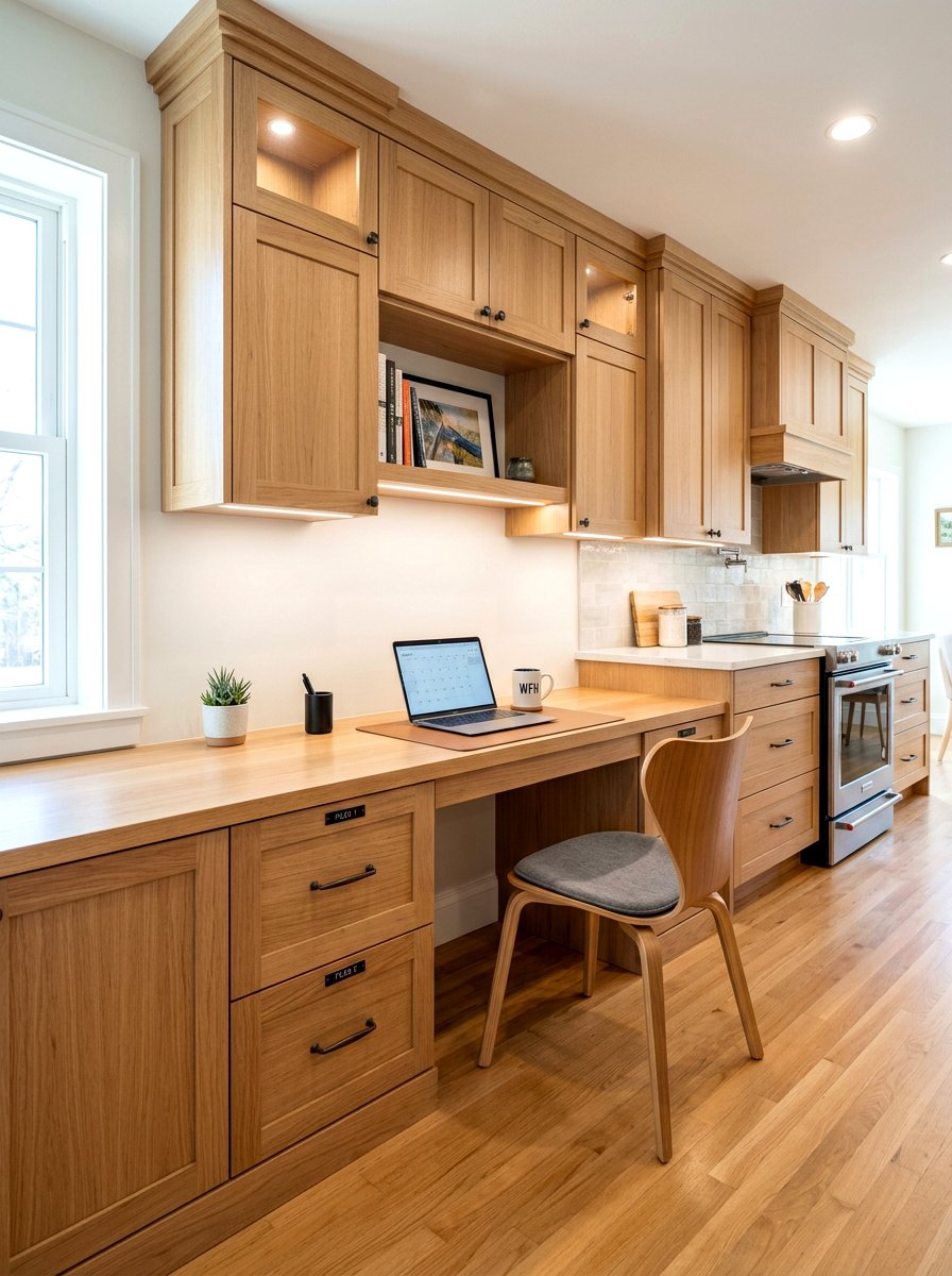 Built In Kitchen Desk Filing - 30 file drawer kitchen ideas