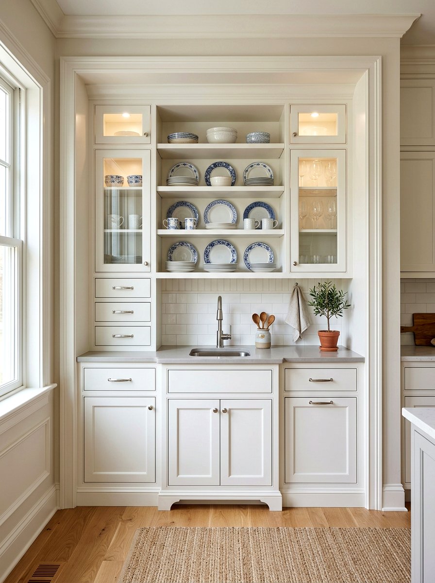 Built In Kitchen Hutch - 30 hutch kitchen storage ideas