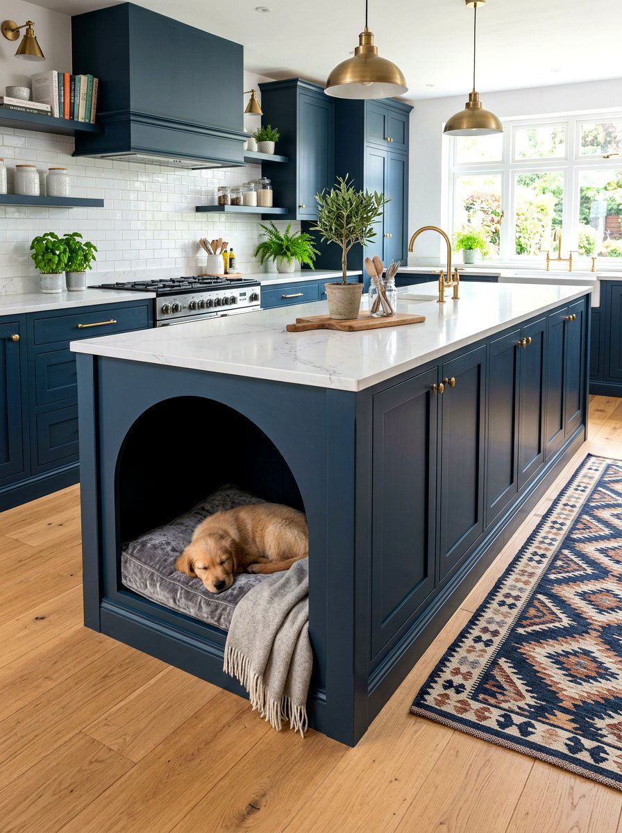 Built In Kitchen Pet Bed - 30 pet basket styling ideas