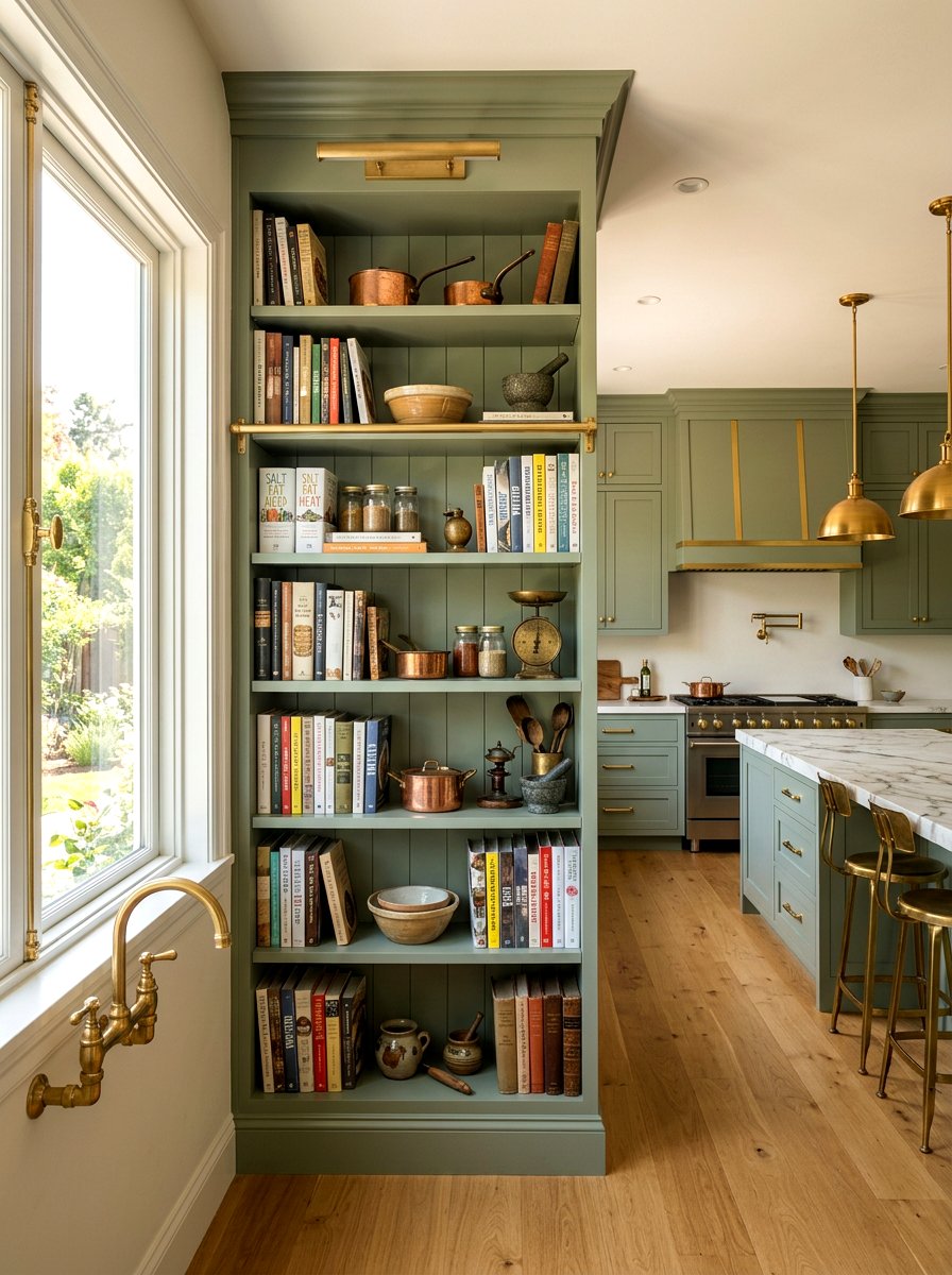 Built In Kitchen Wall Library - 30 library kitchen ideas