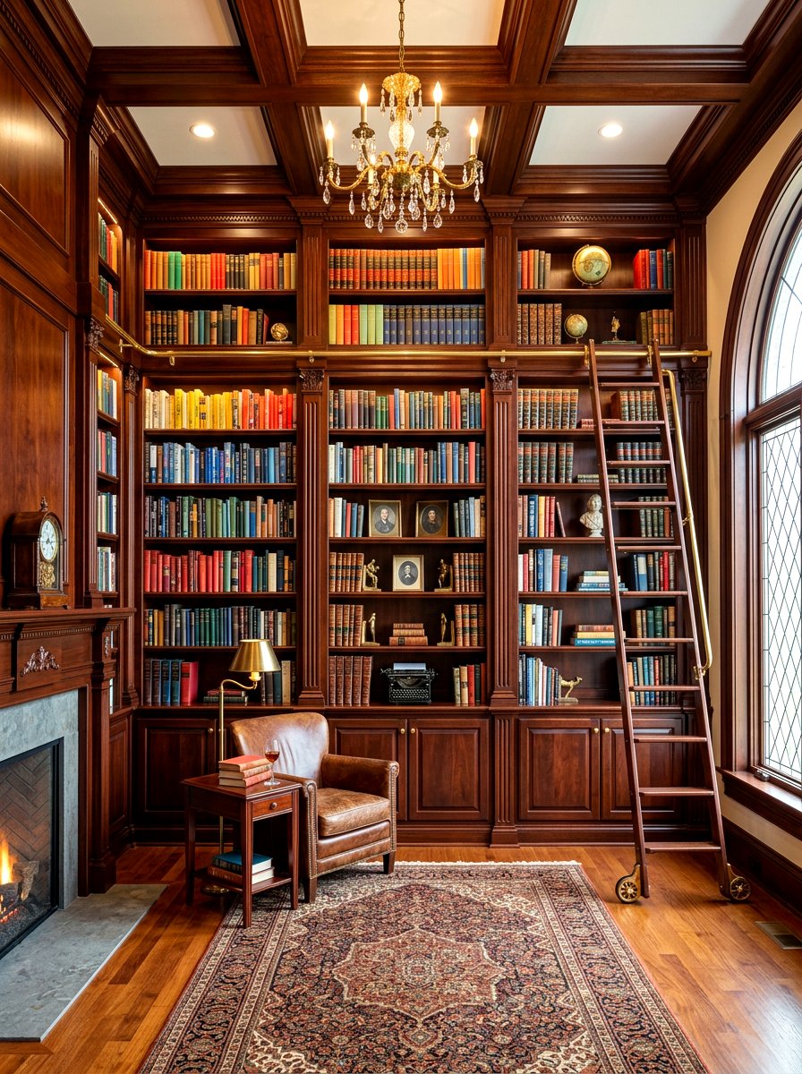 Built In Library - 30 shelfie styling ideas