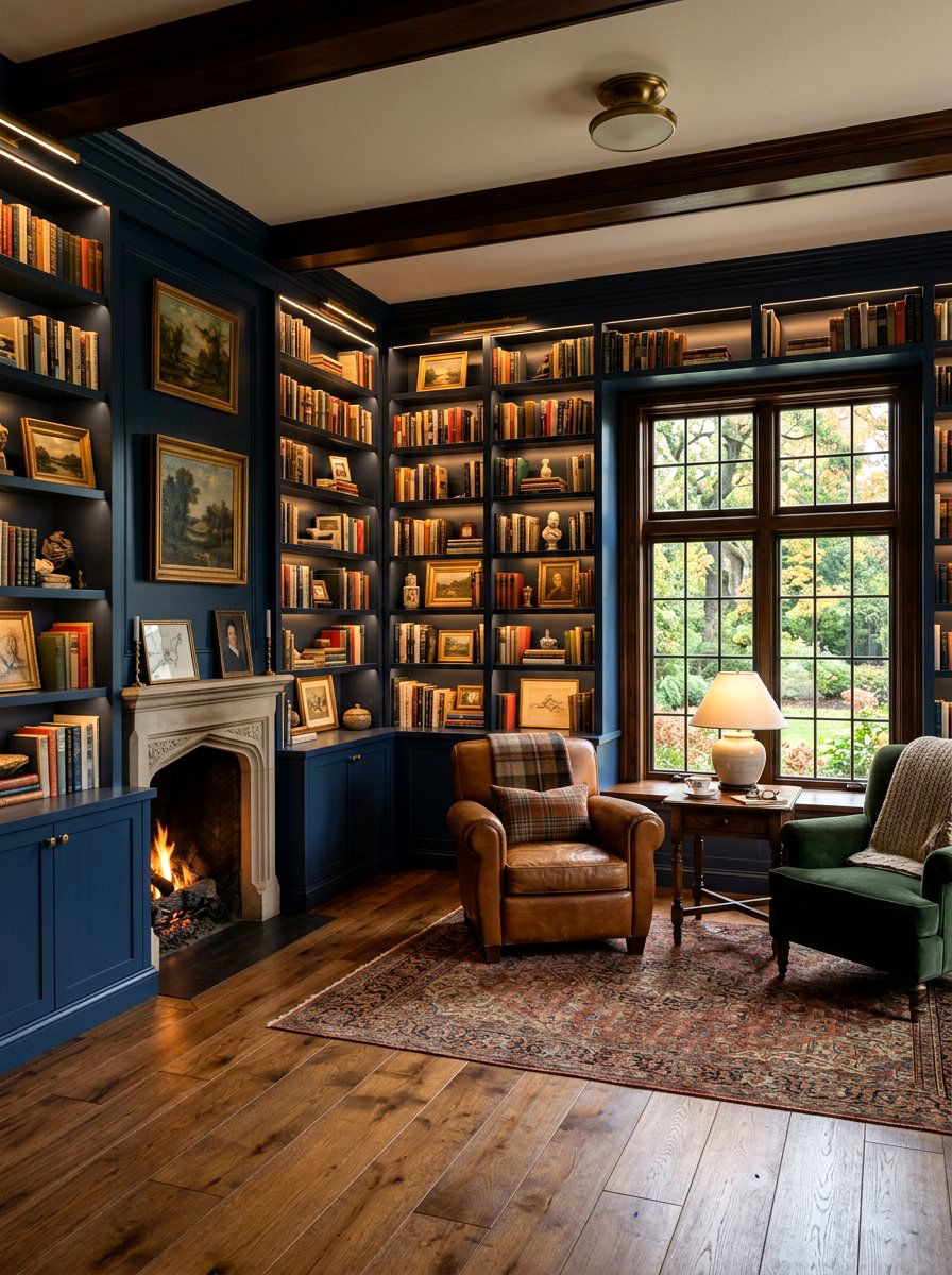Built In Library Parlor - 30 parlor room ideas