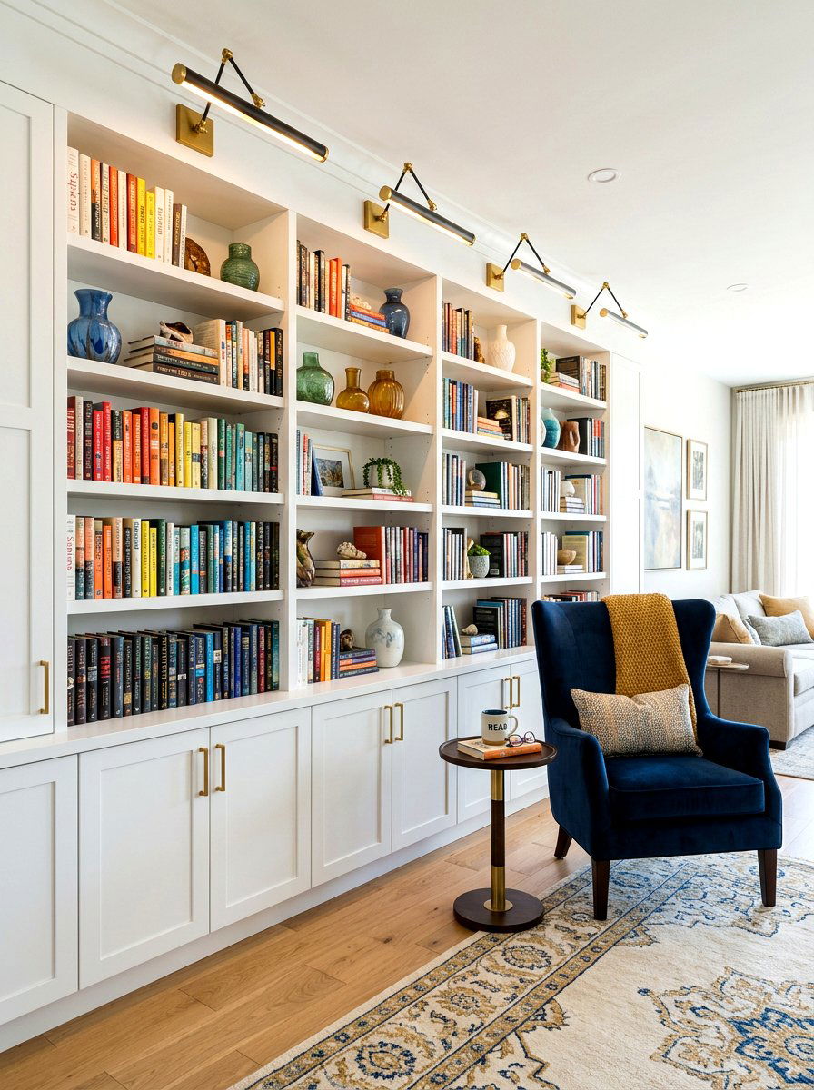 Built In Living Room Bookshelves - 30 updated traditional living room ideas