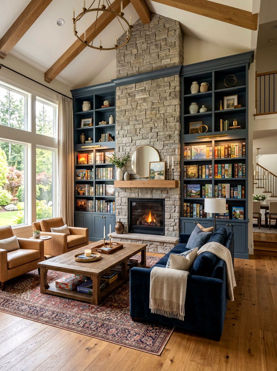 Built In Living Room Shelving - 30 board game storage ideas