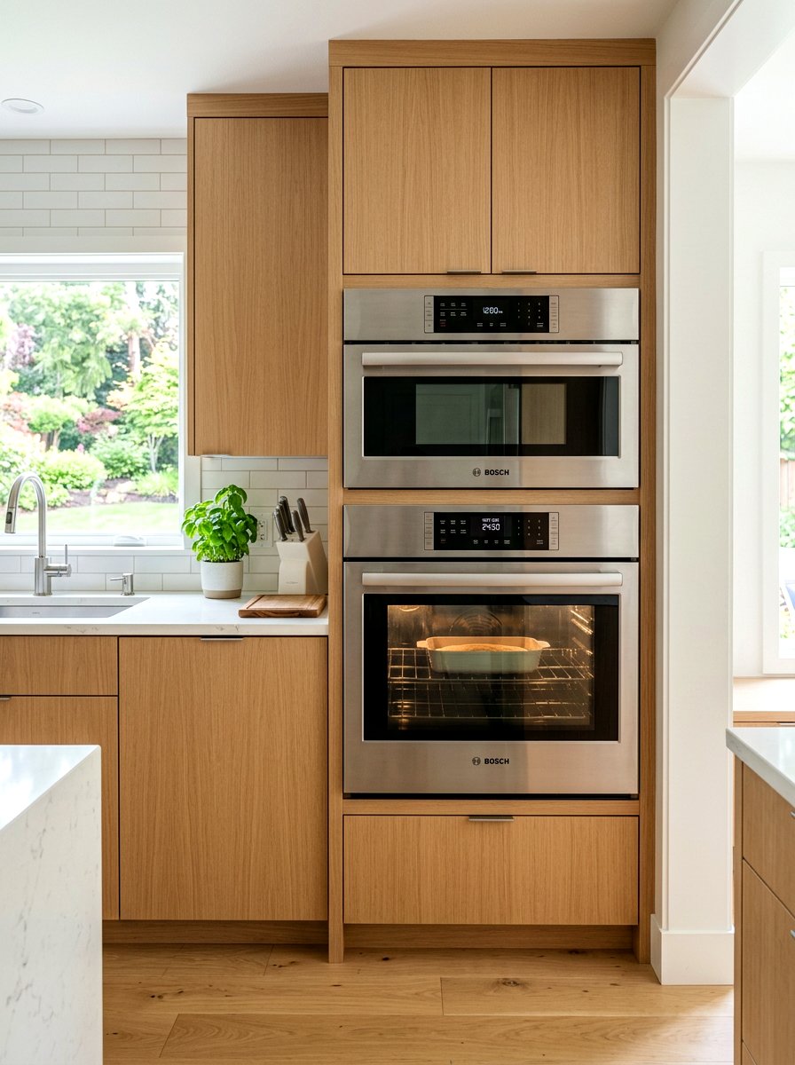 Built In Microwave And Oven - 30 baking station ideas