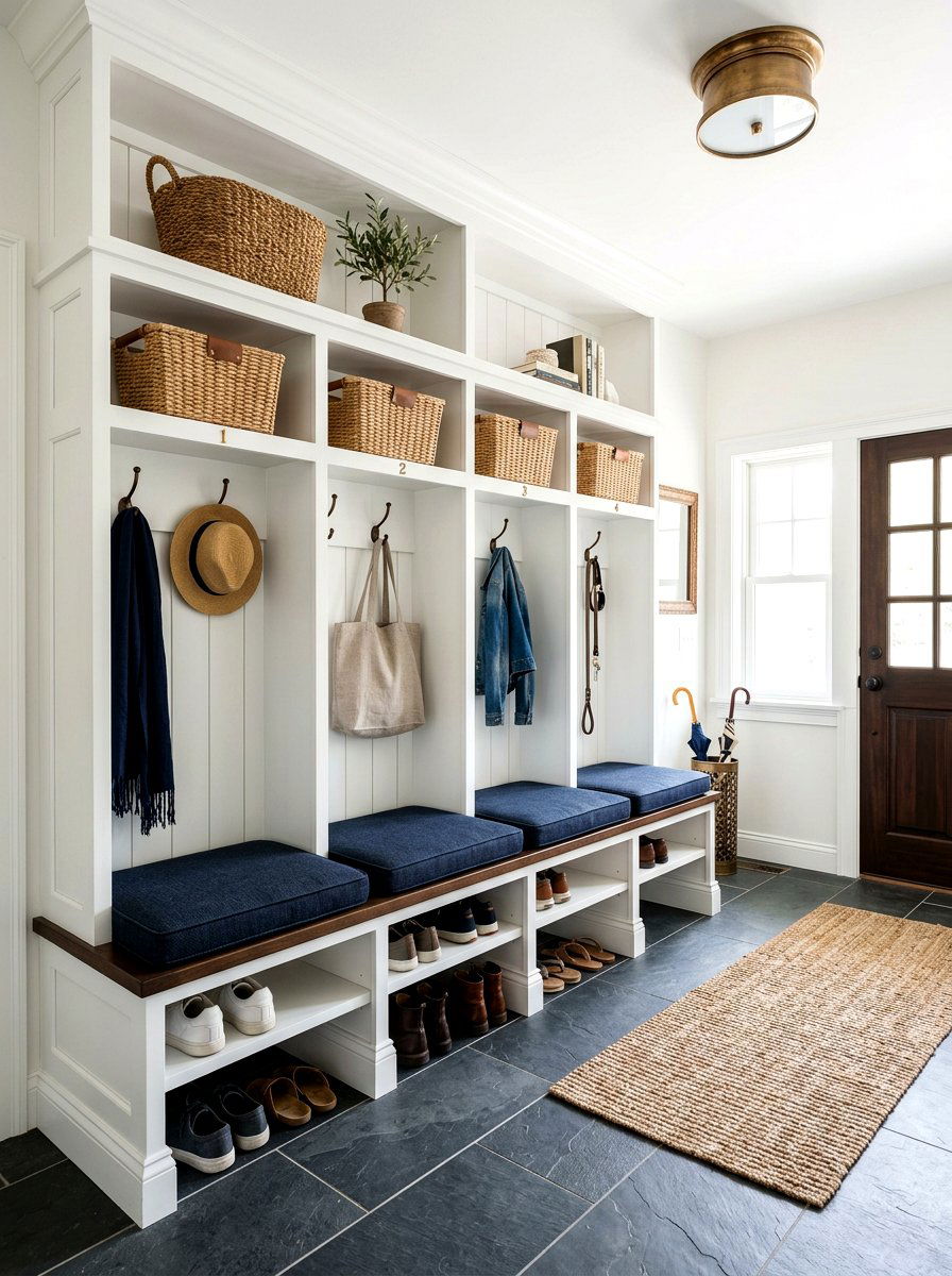 Built In Mudroom - 30 warm welcome entryway ideas