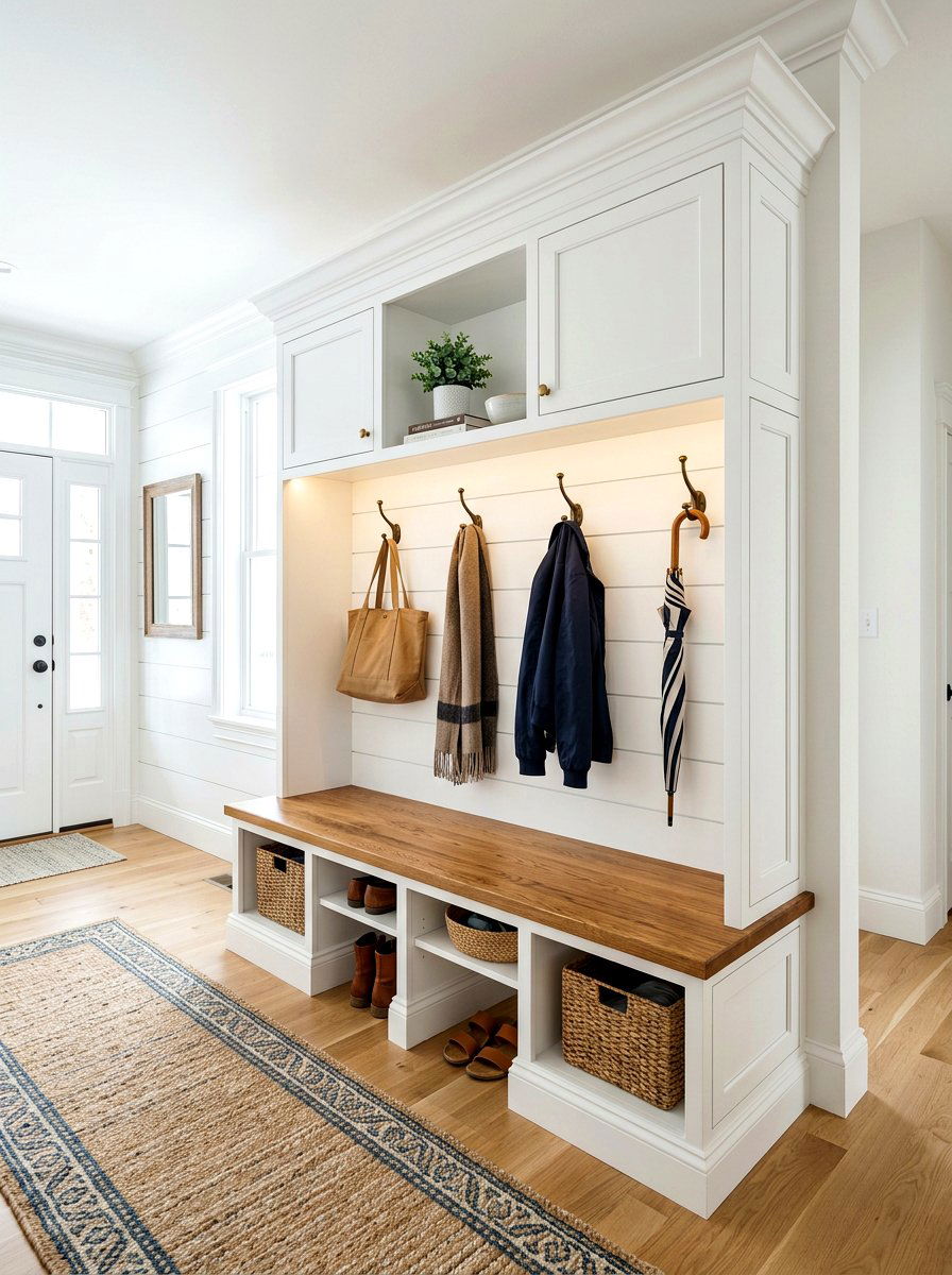 30 Mudroom Drop Zone Bench Ideas: Storage for Busy Mornings