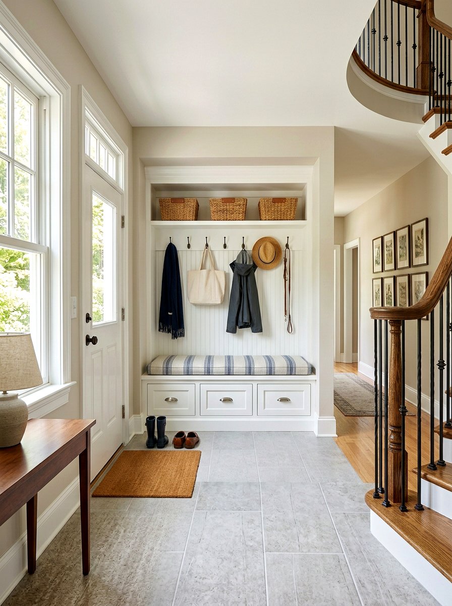 Built In Mudroom Bench - 30 small entry storage ideas
