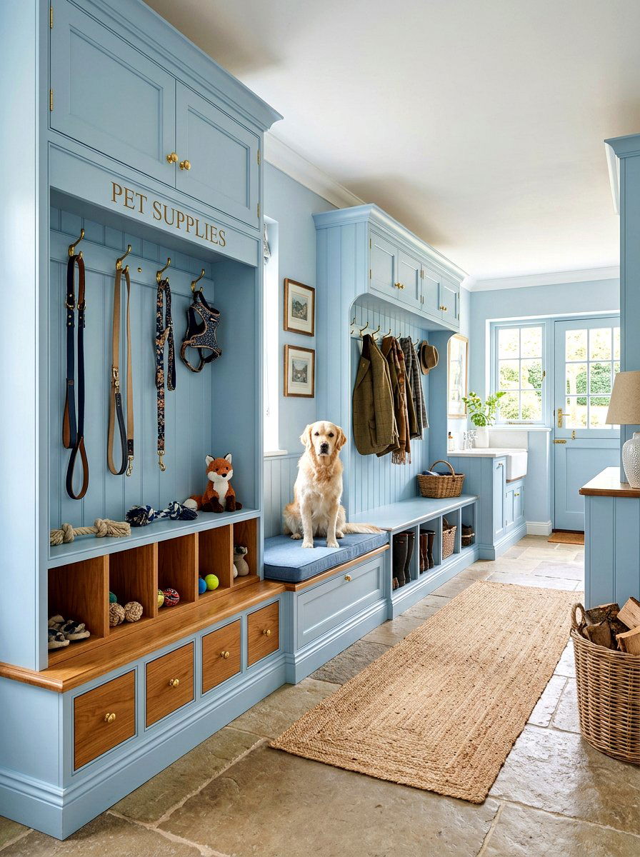 Built In Mudroom Pet Toy Cabinet - 30 pet toy storage ideas
