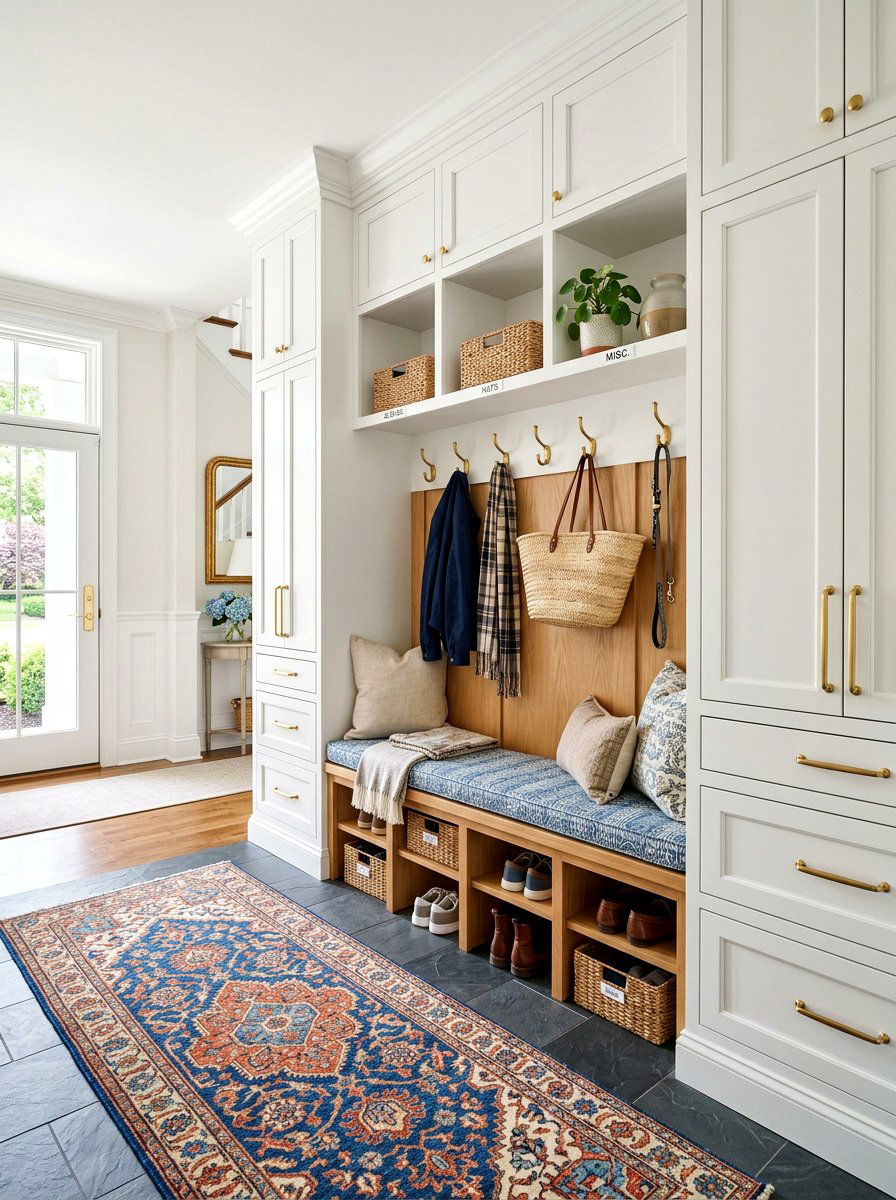 Built In Mudroom Storage - 30 luxury entryway styling ideas