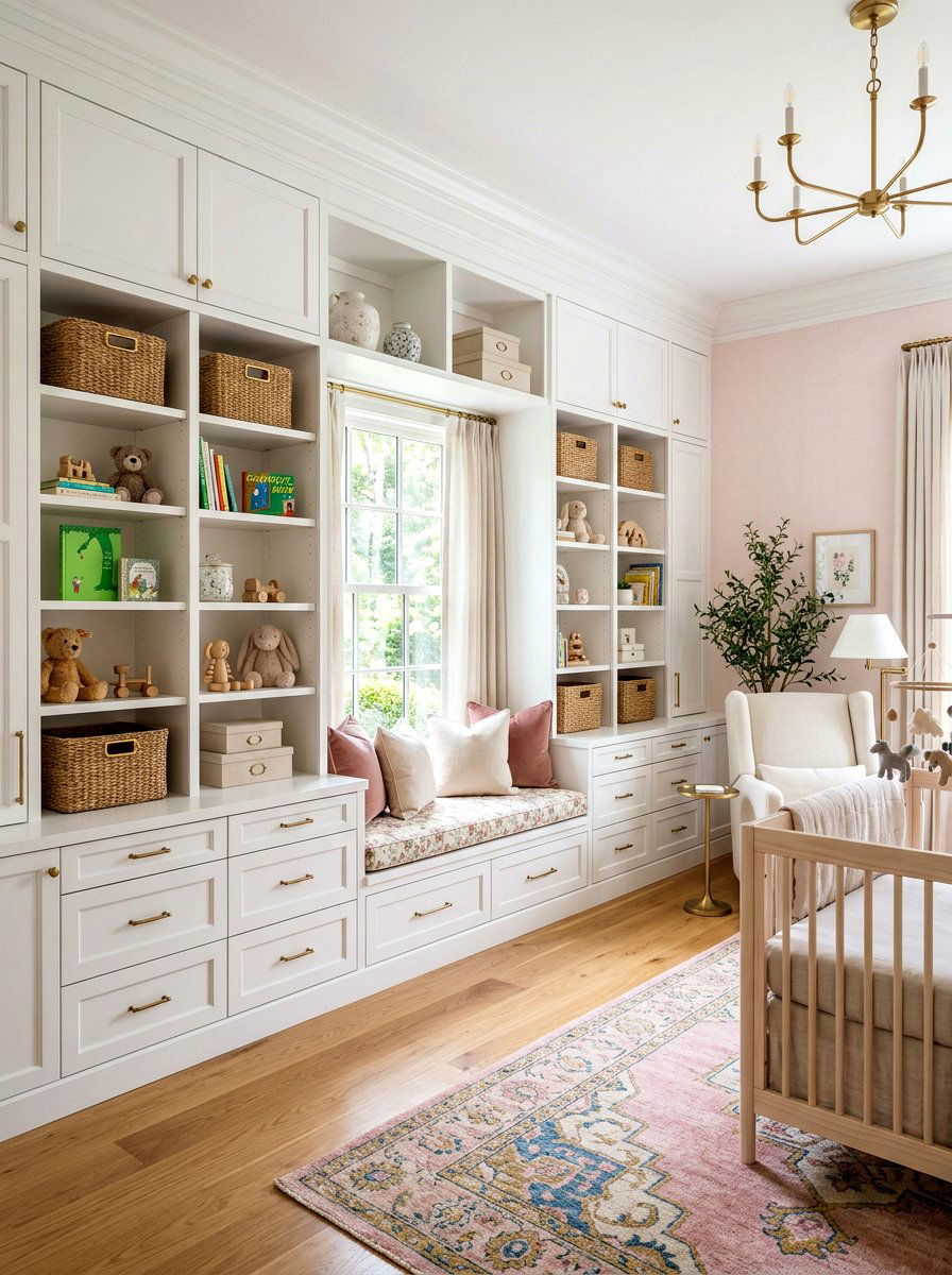 Built In Nursery Cabinets - 30 nursery storage ideas