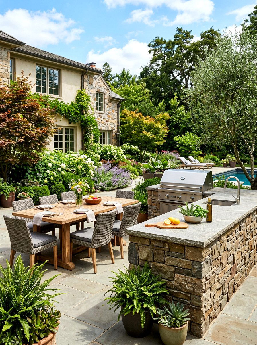 Built In Outdoor Kitchen - 30 al fresco dining ideas