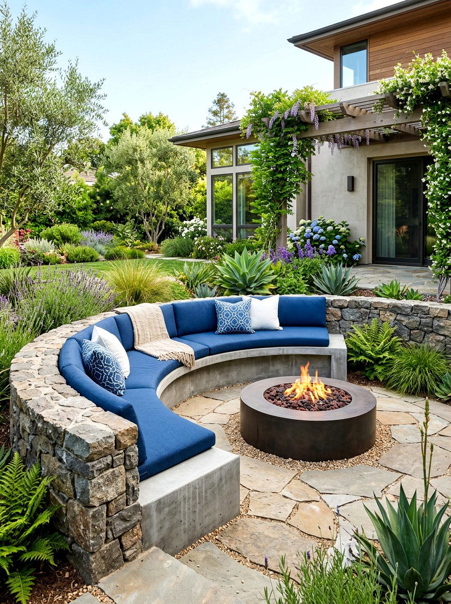 Built In Patio Bench - 30 outdoor sectional ideas