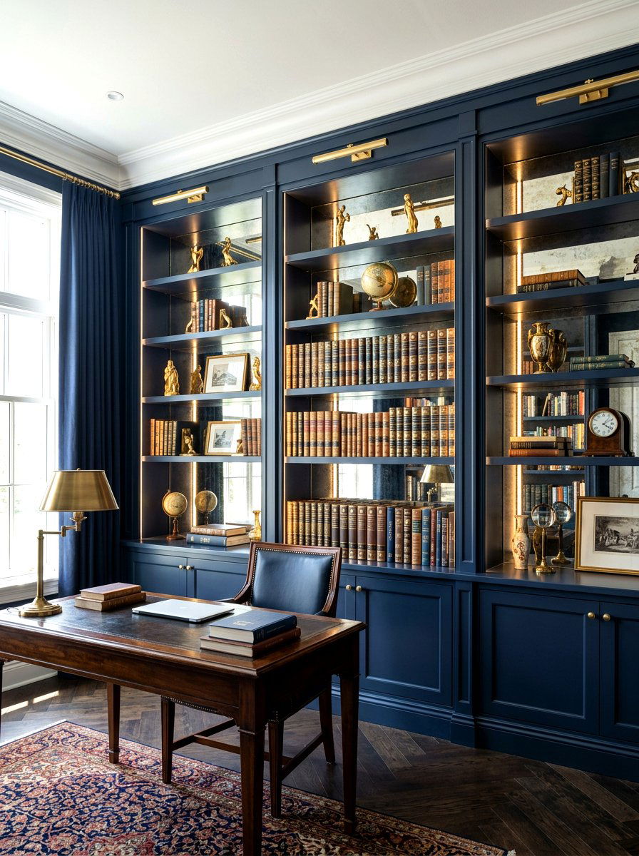 Built In Shelf Mirror Backing - 30 mirror wall small room ideas