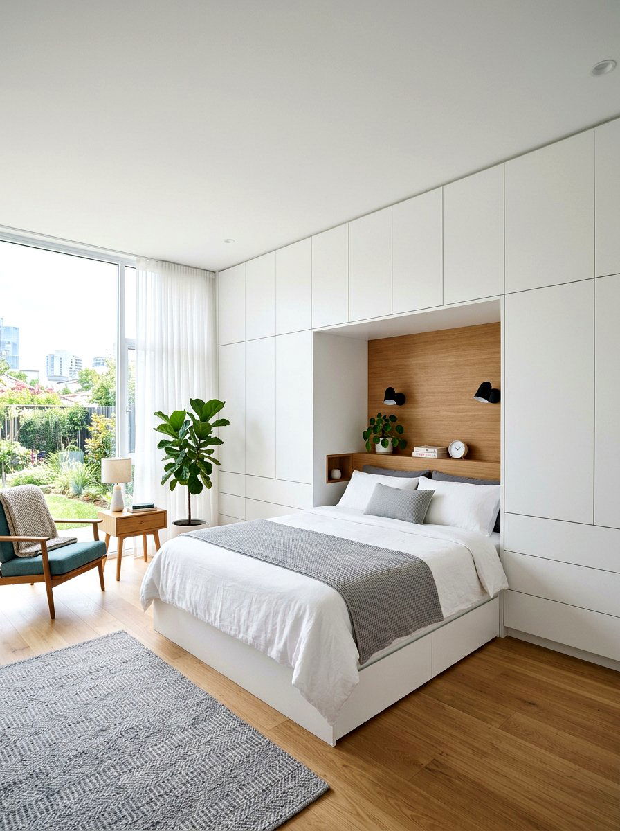 Built In Storage Bedroom - 30 modern bedroom ideas
