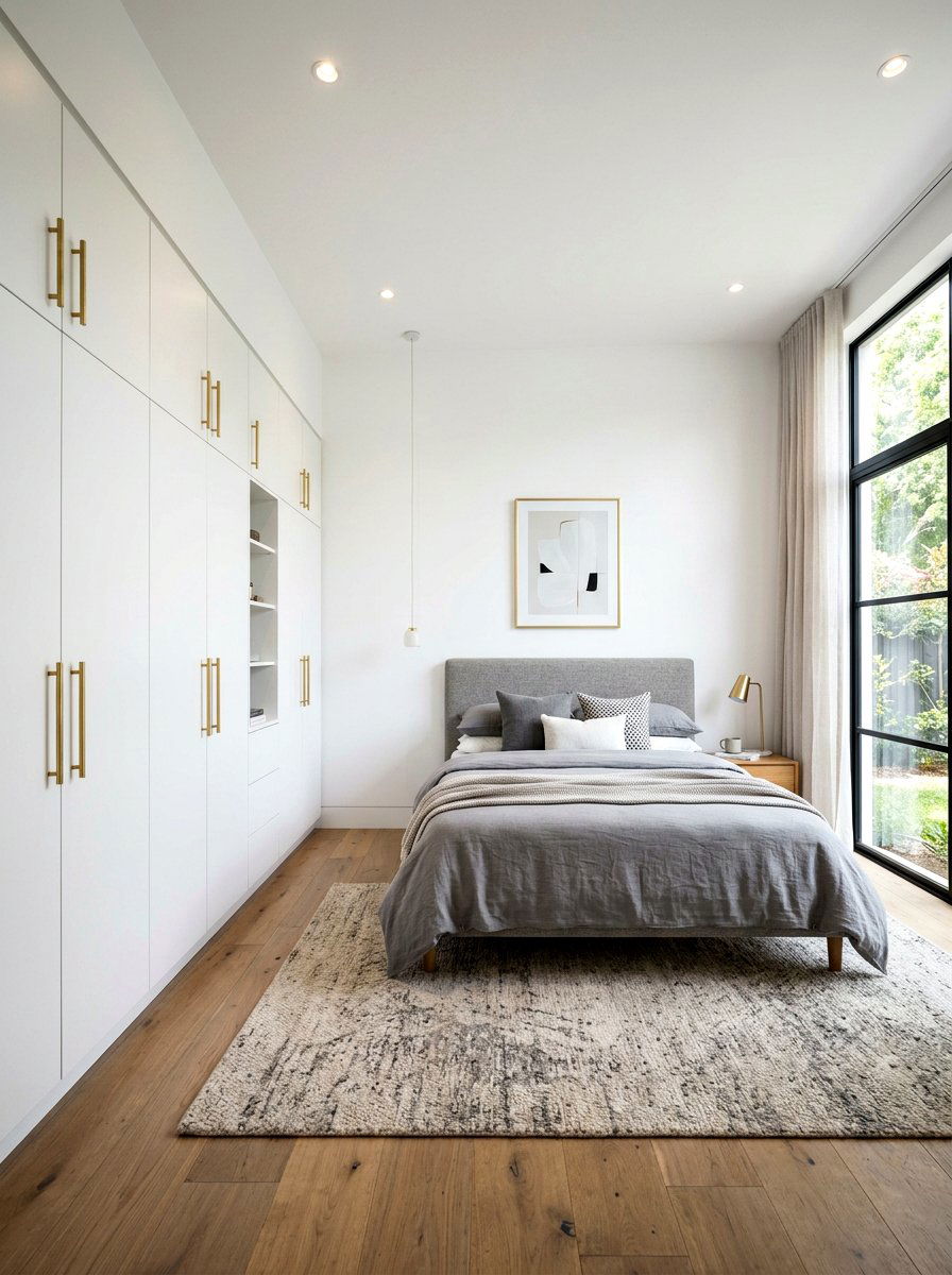 Built In Wardrobe - 30 boutique hotel bedroom ideas