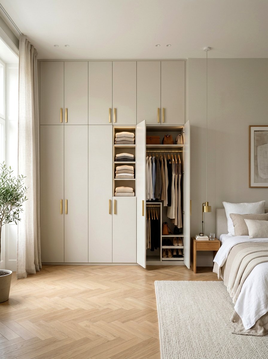 Built In Wardrobe Bedroom - 30 quiet luxury master bedroom ideas