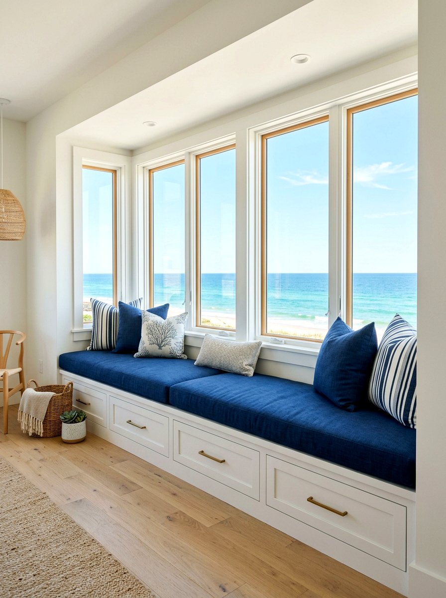 Built In Window Seat - 30 sunroom seating ideas