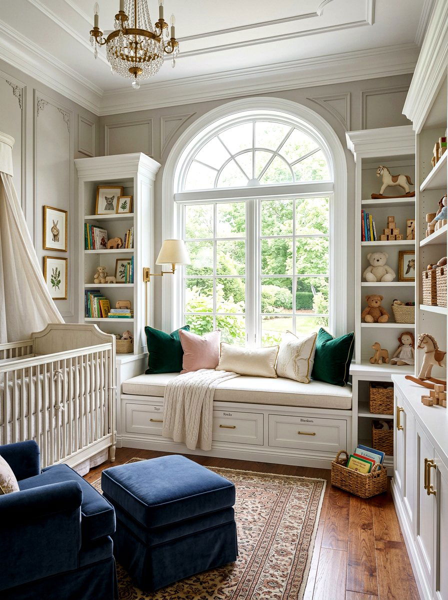 Built In Window Seat - 30 toy storage ideas