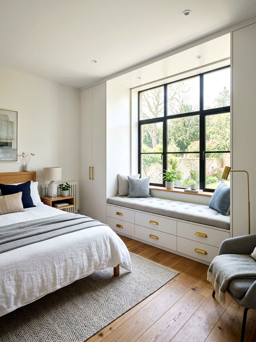 Built In Window Seat With Drawers - 30 storage bench window seat ideas
