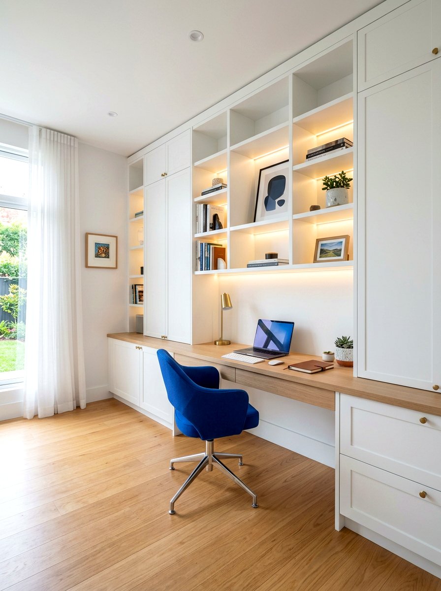 Built in Office - 30 flex room office ideas