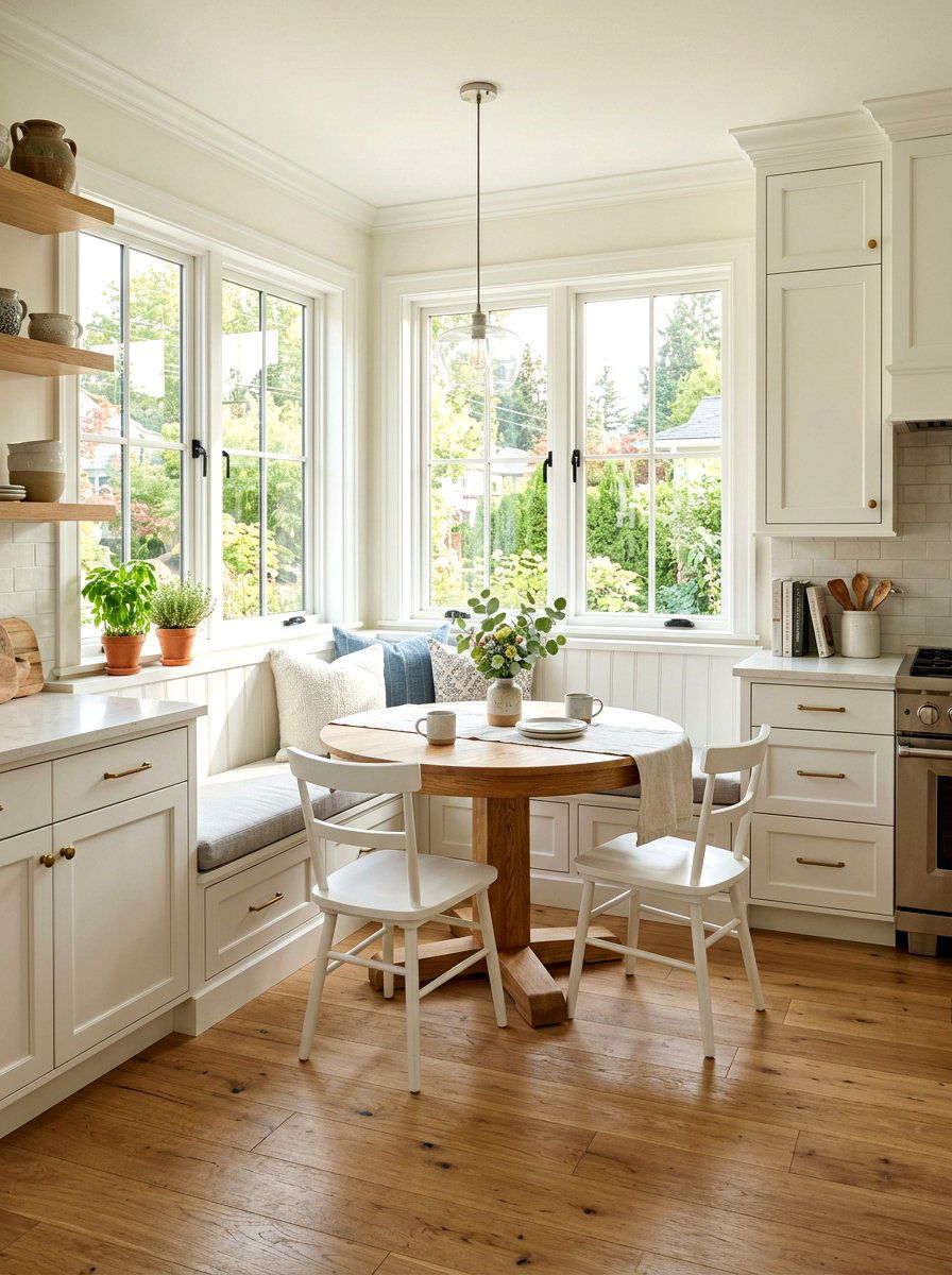 Built in breakfast nook - 30 breakfast room bench ideas