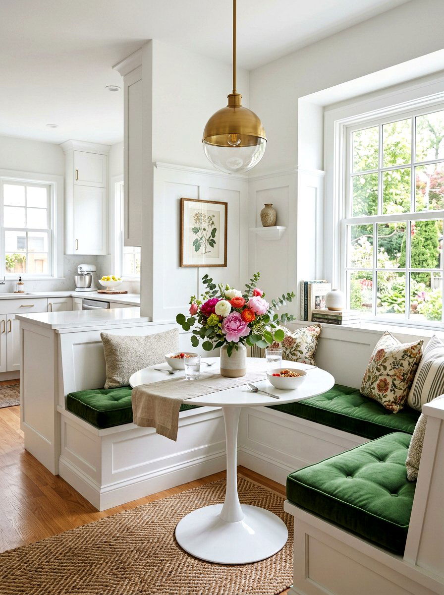Built in breakfast nook - 30 banquette dining room ideas