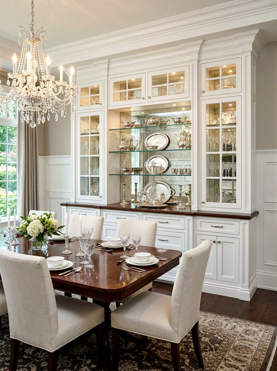 Built in china cabinet - 30 collected china cabinet ideas