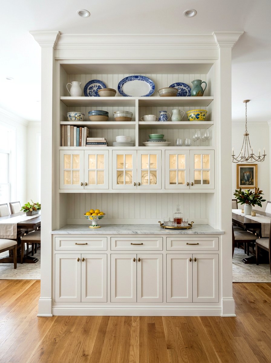 Built in dining hutch - 30 statement hutch dining ideas
