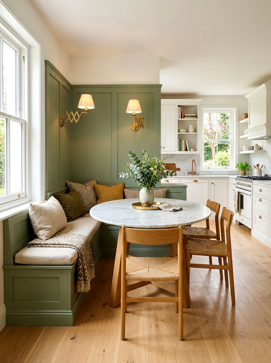 Built in kitchen nook - 30 built in dining bench ideas