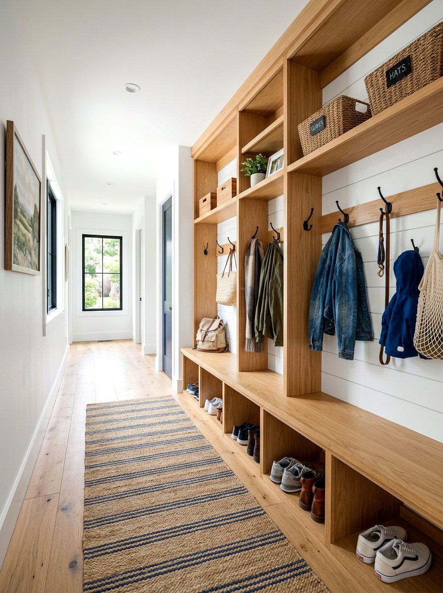 Built in mudroom lockers - 30 designer mudroom ideas