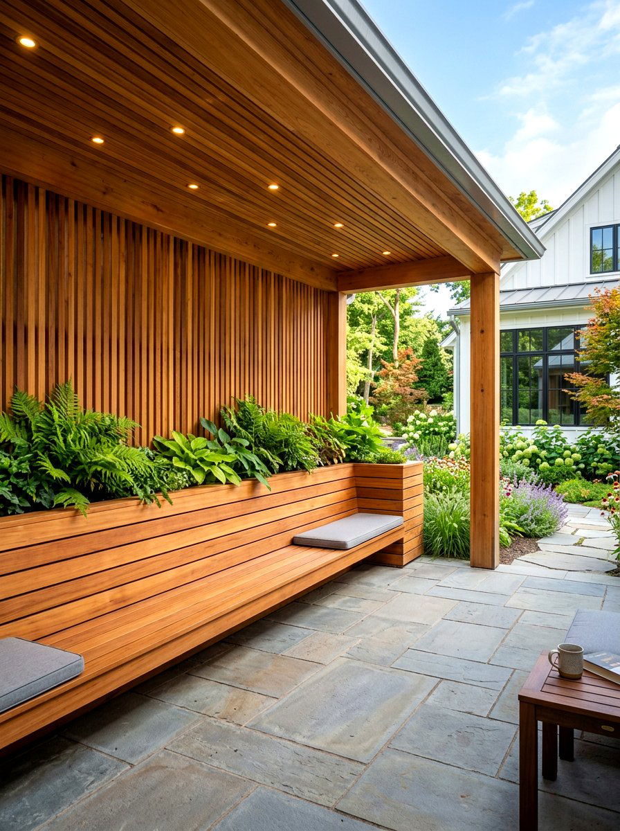 Built in porch - 30 modern front porch ideas