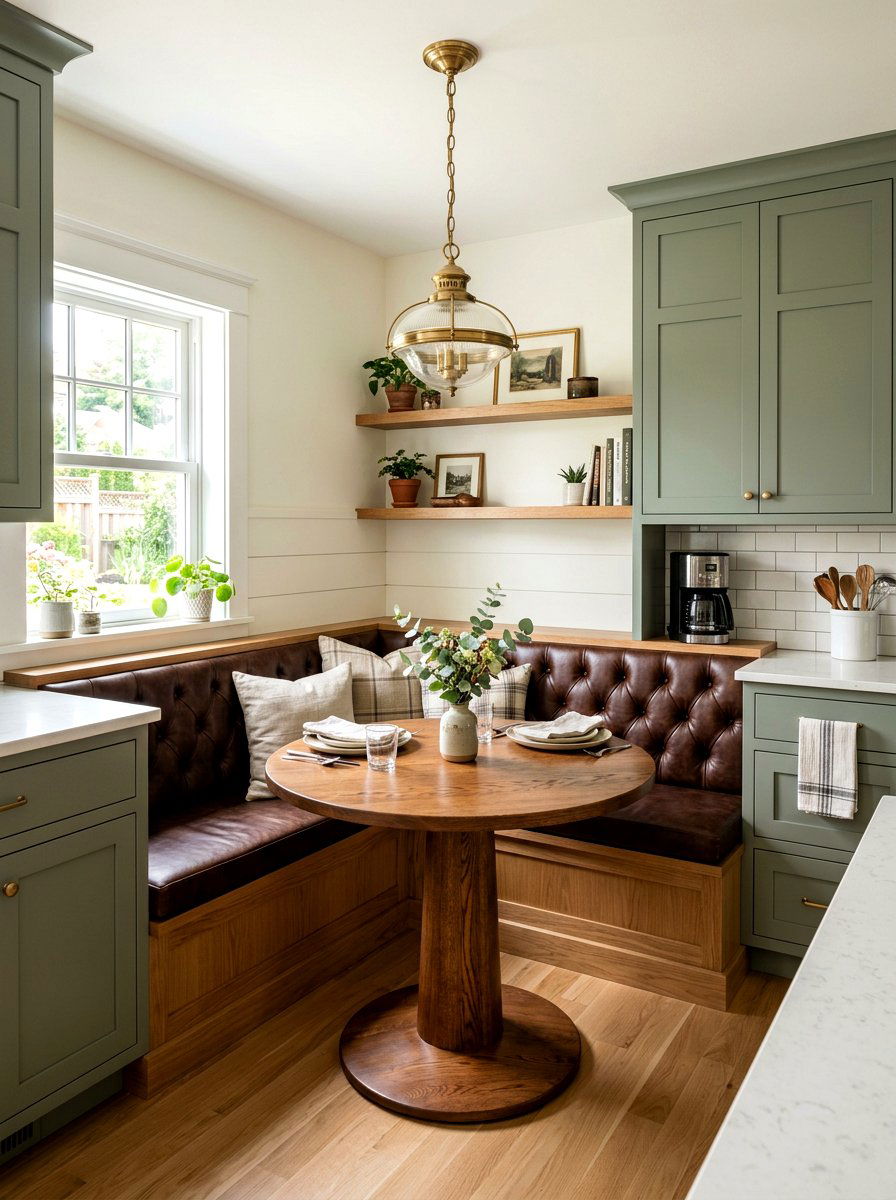 Built in seating - 30 broken floor plan ideas