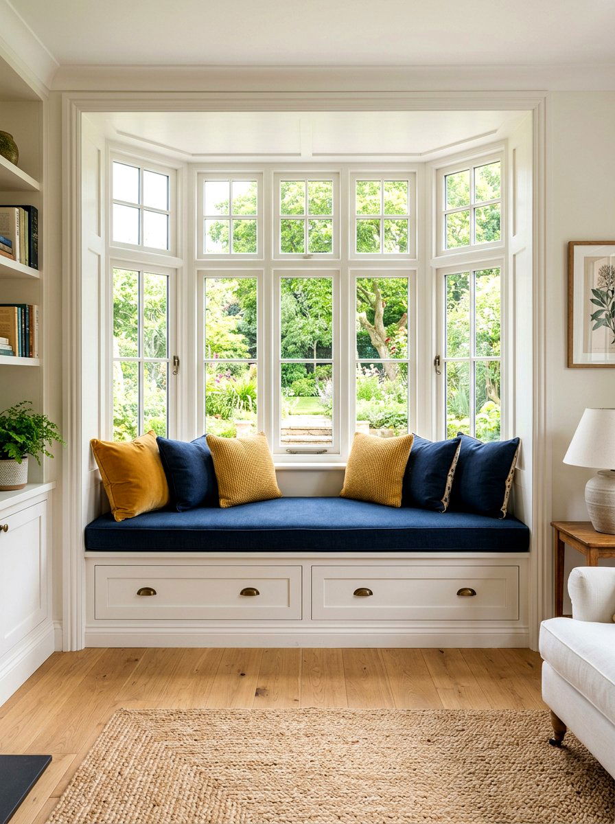 Built in window daybed - 30 daybed room ideas