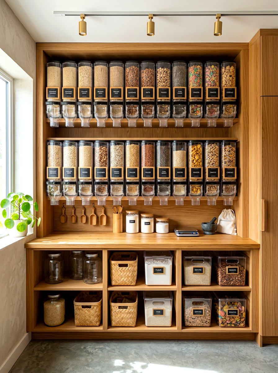 Bulk Bin Pantry System - 30 zero waste pantry ideas